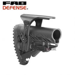 Crosse Tactique Noire FAB DEFENSE pour M16/AR15 avec Compartiment a Piles avec Appui Joue