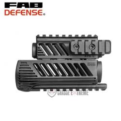 Garde Main FAB DEFENSE KPR Polymère 4 Rails pour Aks 74U Noir