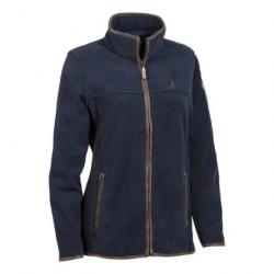 Blouson polaire Percussion Scotland femme - Bleu / M