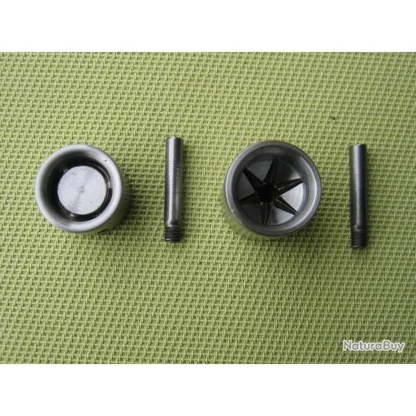 Nouveau...  Kit 3 pices de 1re qualit pour confection de sertissages toile en calibre 32 (14 mm)