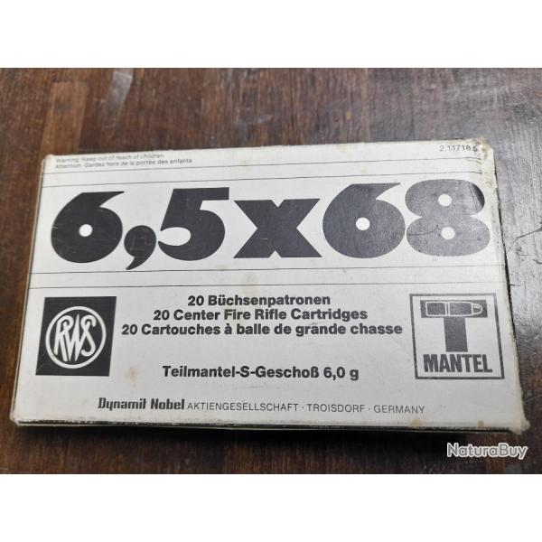 Balles RWS TEIL MANTEL calibre 6.568