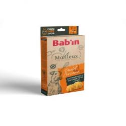 4 boites de 150 g Moelleux - Poulet Curcuma-Friandises pour chien adulte à cuisiner