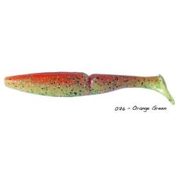 Leurre Souple Sawamura One Up Shad 3 pouces - 6,8cm 076 - Orange Green