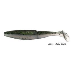 Leurre Souple Sawamura One Up Shad 4 pouces - 8,4cm 060 - Baby Bass