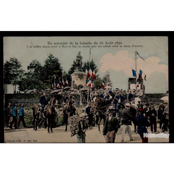CPA - MILITAIRE - Mars la Tour - Souvenir bataille du 16 aot 1870- N0022