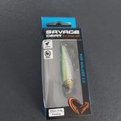 SAVAGE GEAR Leurre Pop Walker 2.0 - 5.5 cm 4.5Gr