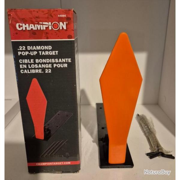 NEUF ! Gong basculant losange Champion pour calibre .22 LR