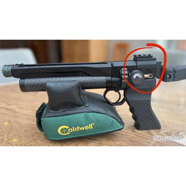 Customisation de votre pistolet HUBEN GK1 : support picatiny pour point rouge et cache jauge