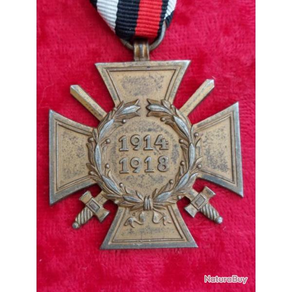 Croix du combattant allemand WW1 RV9 PFORZHEIM