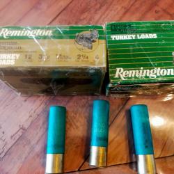 2 boîtes de remington plomb 12/89 plomb de 4 63grammes