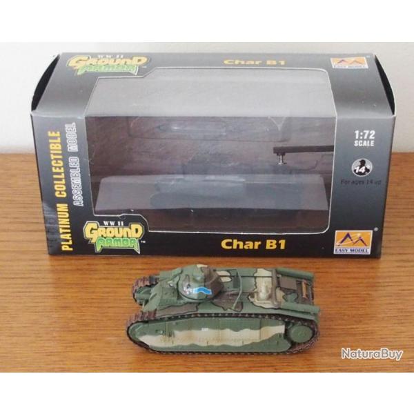 Blind de collection 1/72 : char Franais B1 Bis, 1940
