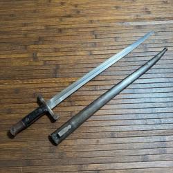 SABRE BAÏONNETTE 1885  PORTUGAISE STEYR AVEC SON FOURREAU KROPATSCHEK