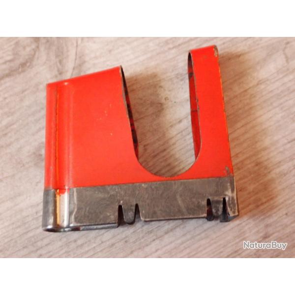 Lame chargeur, clip rouge pour 6 cartouches de manipulation pour fusil suisse 1896/11 ou k11 ou K31