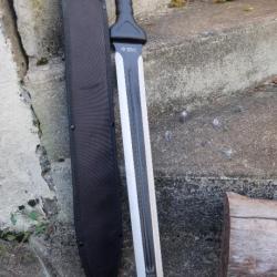 Epée Glaive Légionnaire Romain Sword Gladiator Lame Acier 3Cr13 Manche Nylon Etui Nylon Tactical 001