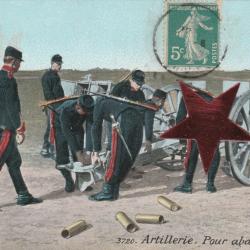 CPA - Militaire - ILLUSTRATION- ARTILLERIE Pour abattre ! - N°620