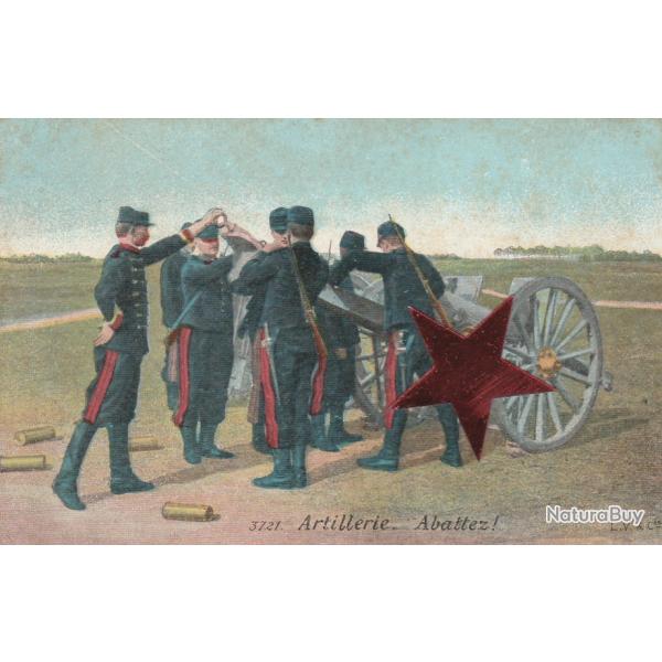 CPA - Militaire - ILLUSTRATION- ARTILLERIE Pour abattre ! - N879