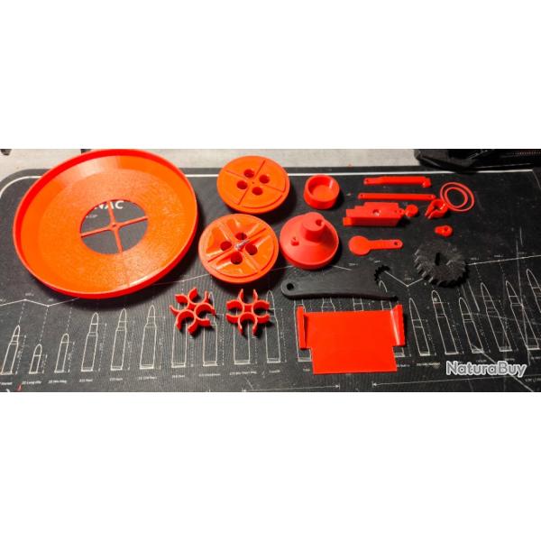 Kit complet d'amlioration pour Lee Pro 4000 & Lee Auto Breech Lock Pro - Impression 3D PETG (rouge)