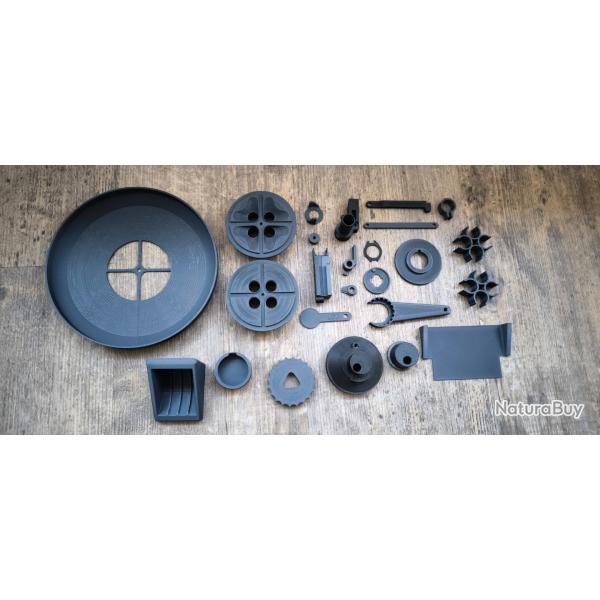 Kit complet d'amlioration pour Lee Pro 4000 & Lee Auto Breech Lock Pro - Impression 3D (noir)