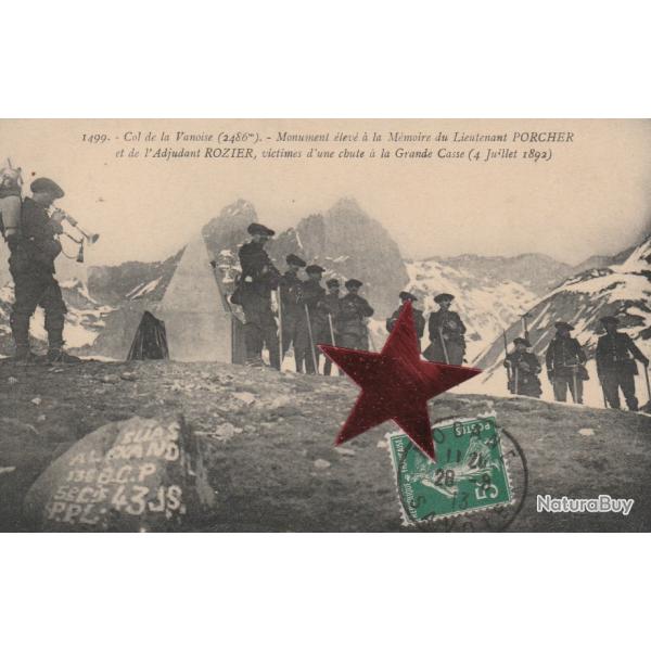 CPA - MILITARIA -REGIMENT chasseurs alpins au col de la Vanoise- N610