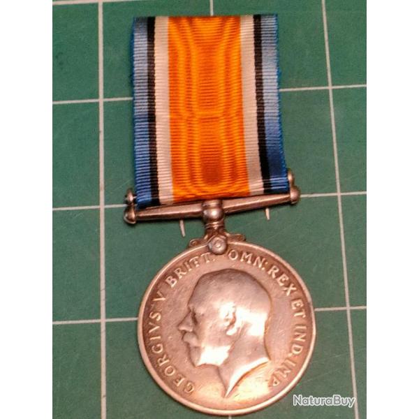 MEDAILLE BRITISH WAR MEDAL WW1 14/18, ATTRIBUEE ROYAL NAVY