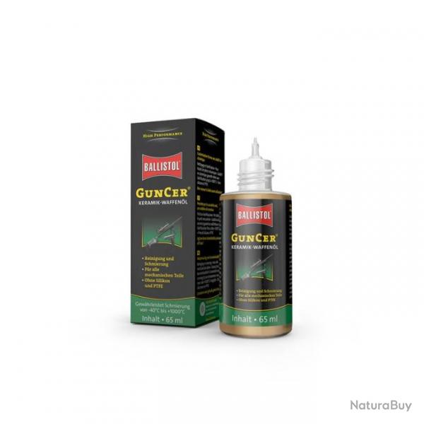 Huile Ballistol GunCer Ceramic en flacon de 65 ml