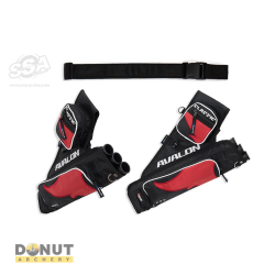 Carquois Avalon Classic - Droitier / Noir / Rouge