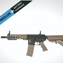 Réplique M4 bicolore noire/tan