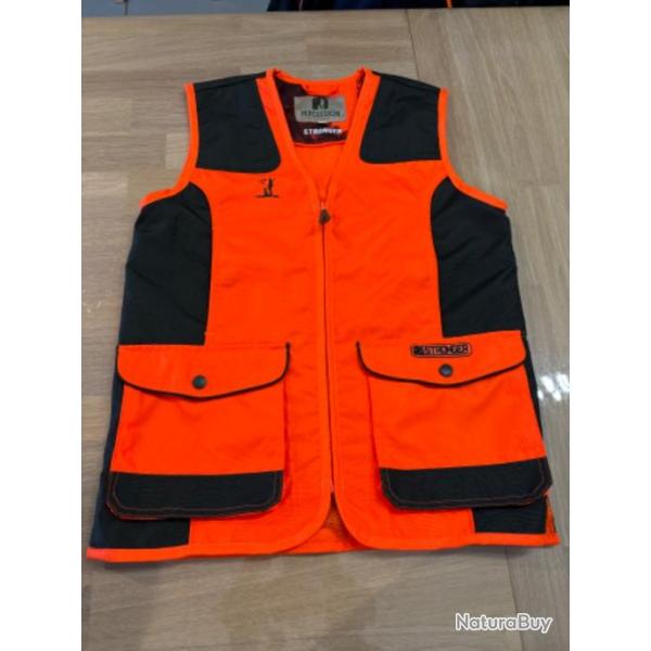 gilet traque enfant percussion - Taille 14 ans