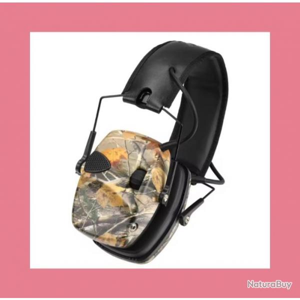 Casque Camouflage anti-bruit ( avec bote)