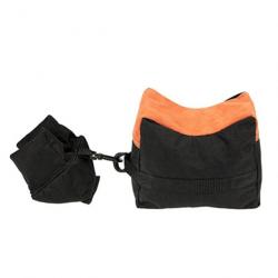 Sac de tir avant et arrière - Noir et orange