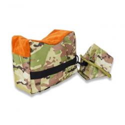 Sac de tir avant et arrière - Camouflage et orange