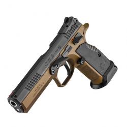 PISTOLET CZ MODELE TACTICAL SPORT 2 DEEP BRONZE CALIBRE 9X19