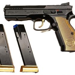 PISTOLET CZ SHADOW 2 GOLD DIGGER CALIBRE 9X19 EDITION LIMITEE