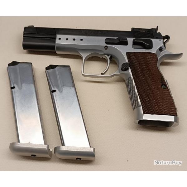 PISTOLET SEMI-AUTOMATIQUE TANFOGLIO LIMITED CALIBRE 38 SUPER AUTO OCCASION