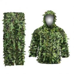 Tenue camouflage 3D "verte" - LIVRAISON GRATUITE