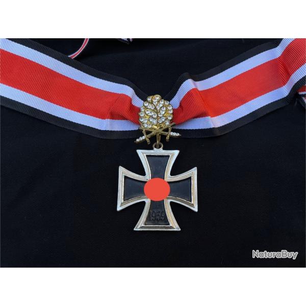 Reproduction - Croix de Chevalier de la Croix de fer et brillants - Allemand WW2