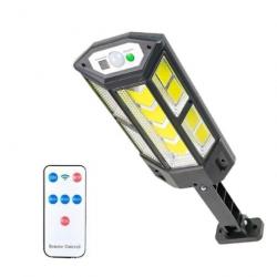 Lumière Solaire Extérieure solaire 124 COB Détecteur de Mouvement 3 Modes IP65