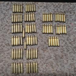 lot de 87 douilles REMINGTON (62) et STARLINE (25) tirées une fois de calibre 7-08 REM