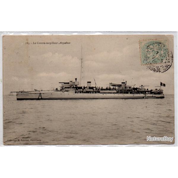CPA - Marine de Guerre.Le Contre-Torpilleur Arquebuse N1417