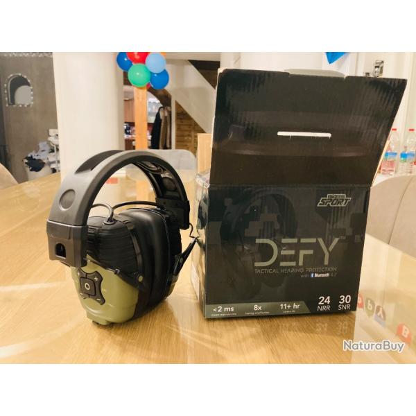 Casque ISOTUNES DEFY ISO sport protection sonore et amplification