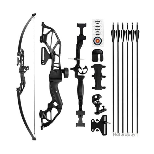 Arc de Chasse Adulte Arcs de tir  l'arc Flche Set 30 Livres Droitier pour Adulte