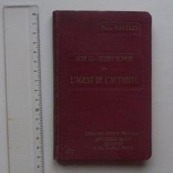 GUIDE ALPHABETIQUE DE POCHE DE L'AGENT DE L'AUTORITE Livre relié 1928 (1ére édition) - 252 pages