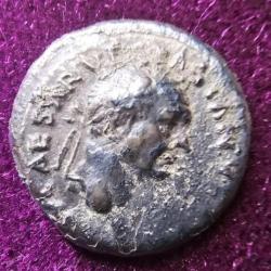 Monnaie Romaine Judée - Israël : VESPASIEN, Denier, Argent, 70 Apr-JC, destruction 2e temple