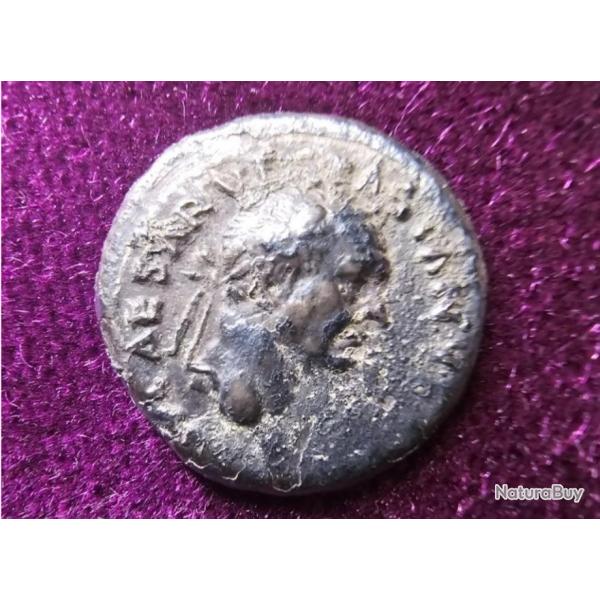 Monnaie Romaine Jude - Isral : VESPASIEN, Denier, Argent, 70 Apr-JC, destruction 2e temple