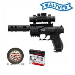 Pack Pistolet Nighthawk 4,5 mm plombs explosif russe kvintor+ 5 x CO2 Walther/Umarex  (412.02.30)