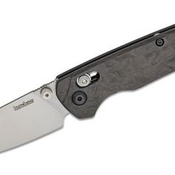 Couteau Kershaw Bel Air Lame Acier CPM-MagnaCut Manche FCarbone DuraLock Clip KVT USA KS6105CF