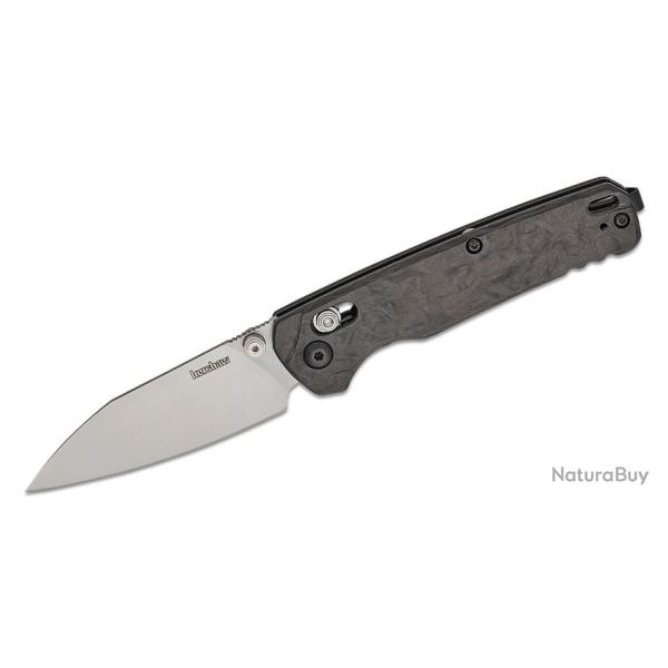 Couteau Kershaw Bel Air Lame Acier CPM-MagnaCut Manche FCarbone DuraLock Clip KVT USA KS6105CF