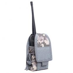 Housse pour talkies-walkies Baofeng (Gris camo) - LIVRAISON GRATUITE