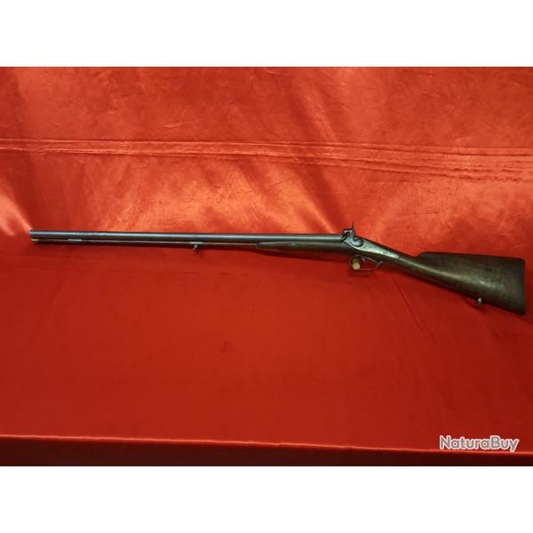 FUSIL A PERCUSSION CALIBRE 12 ENCHERE A 1 EURO
