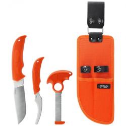 Kit de depecage walther hunter knife set 2 - orange